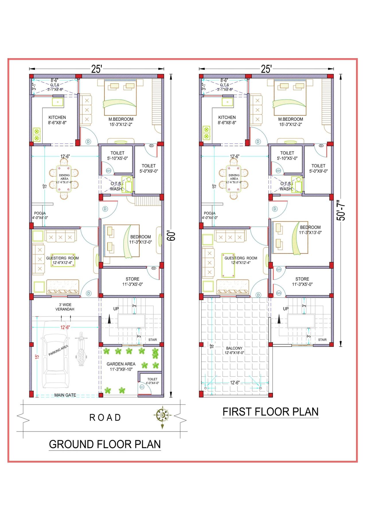 25'X60' (North Facing Plot) Ahishek Singh Sir - Lucknow