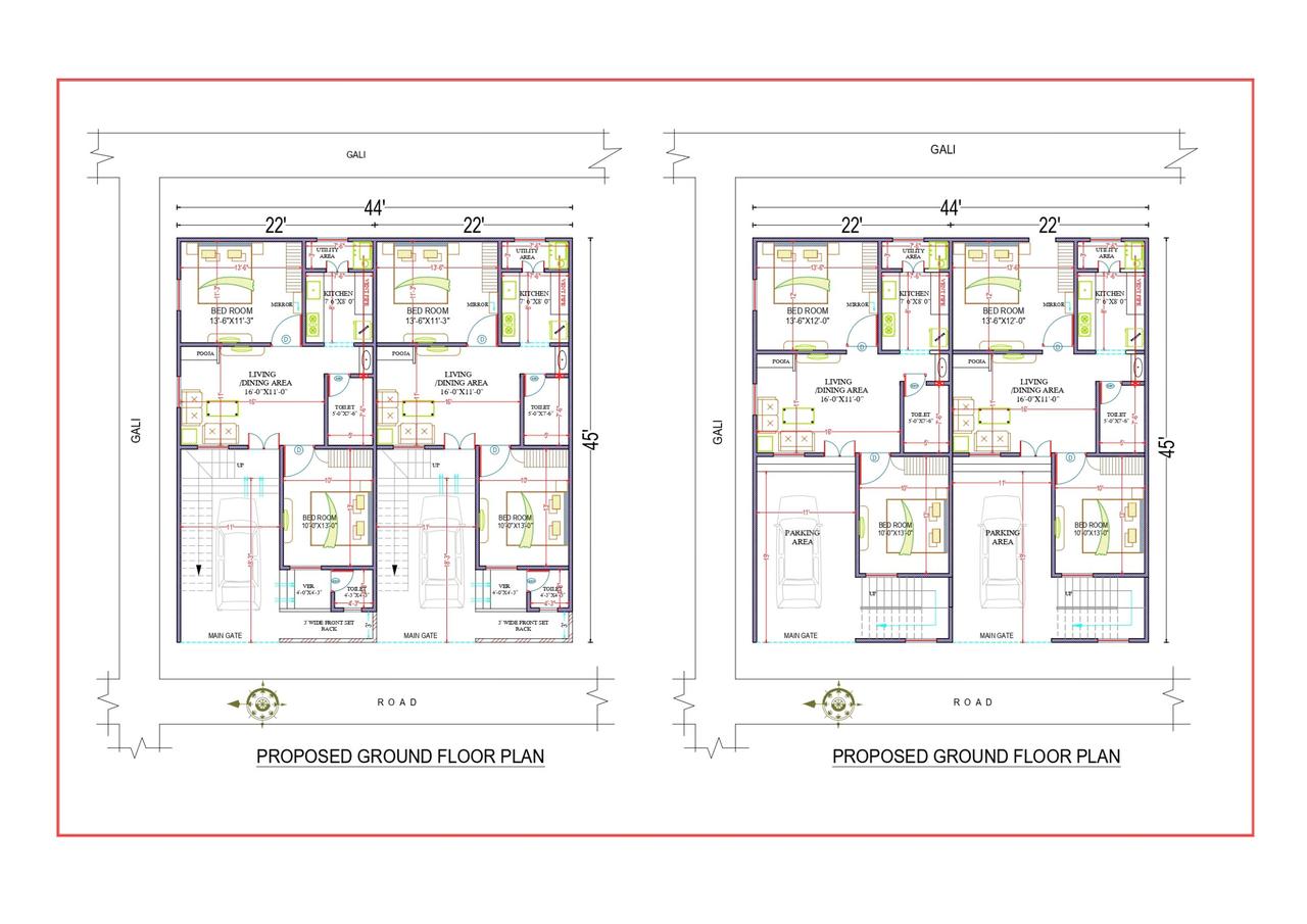 44'X45' (North Facing Plot) Vishwajeet Shukla Sir - Lucknow