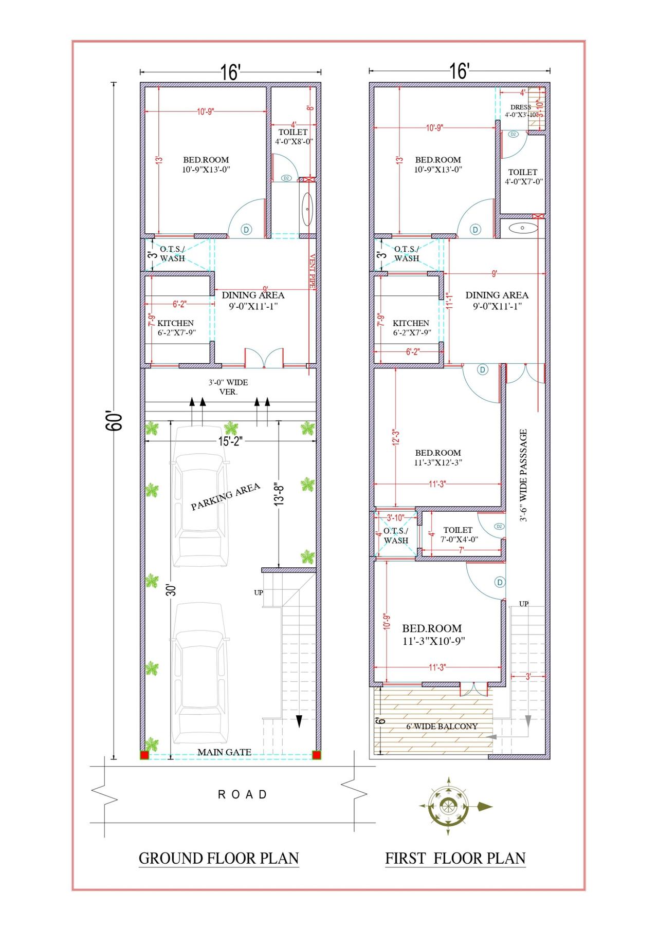 16'X60' (North Facing Plot) Prashant Yadav Sir - Telangana