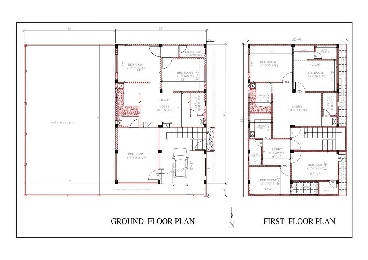 30'X46' (North Facing Plot) Angad Singh Sir - Amritsar