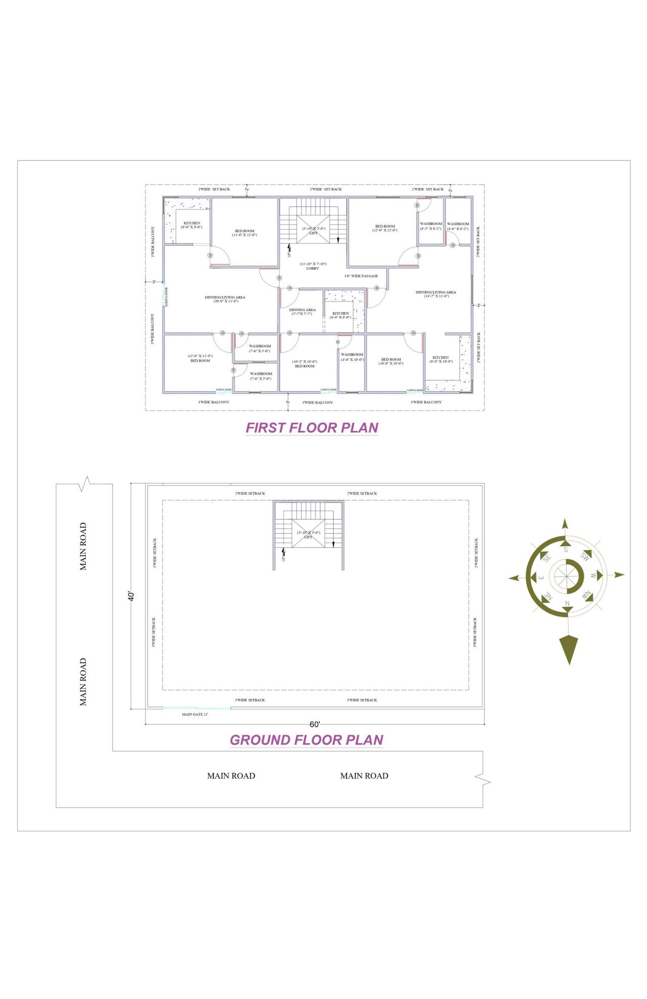 40'X60' (North Facing Plot) Sandeep Singh Sir - Varanasi