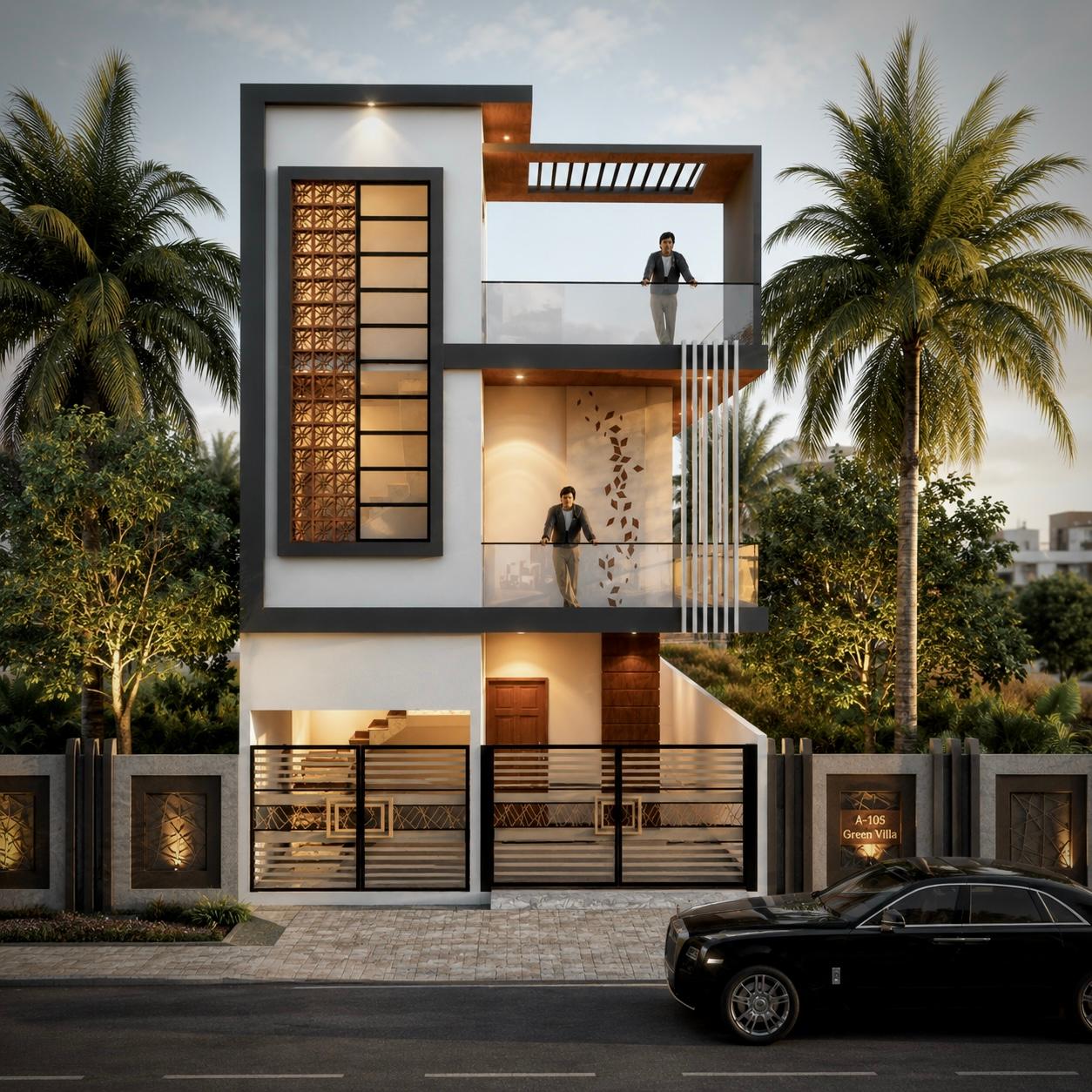 Deenathayalan ji - Chennai  / Plot size - 21'X42' (G+1)