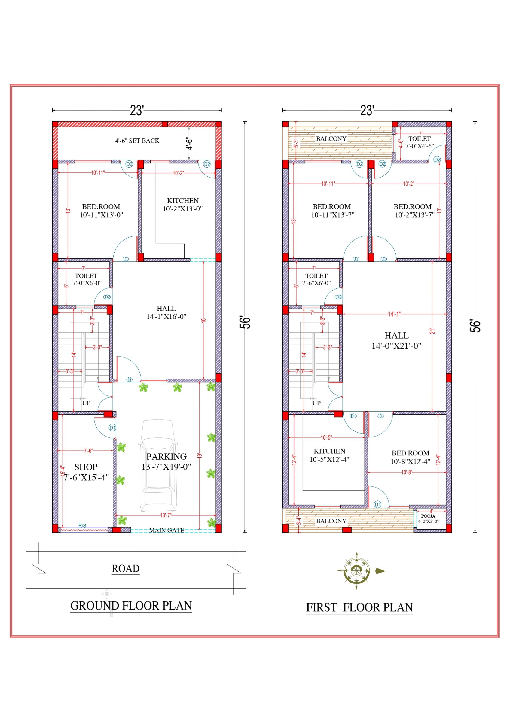 23'X56' (North Facing Plot) Abhinandan Srivastav Ji - Gorakhpur