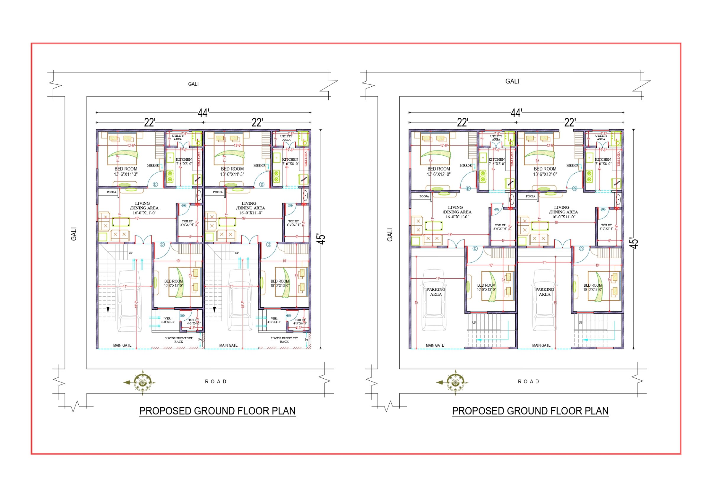 44'X45' (North Facing Plot) Vishwajeet Shukla Sir - Lucknow