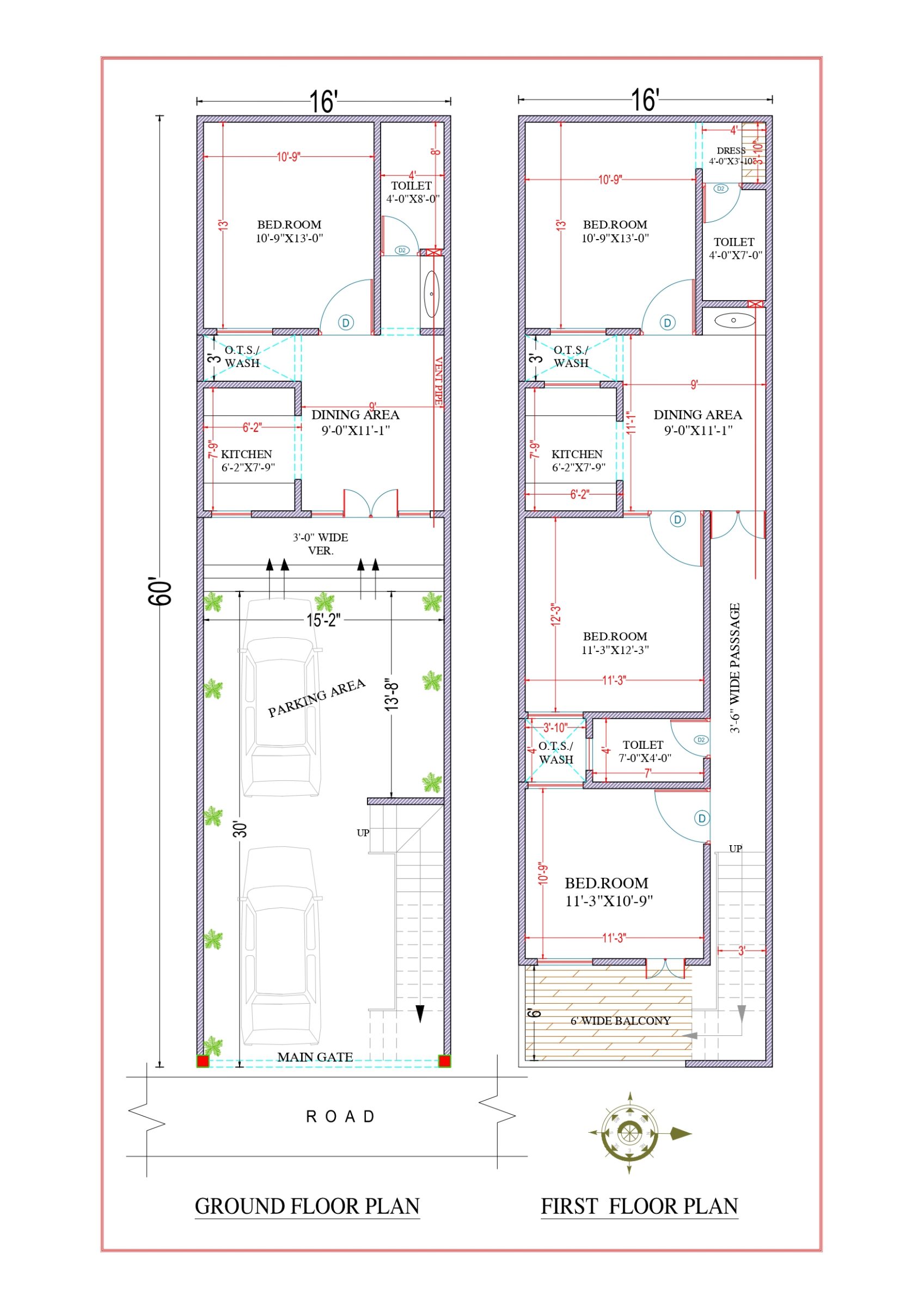 16'X60' (North Facing Plot) Prashant Yadav Sir - Telangana
