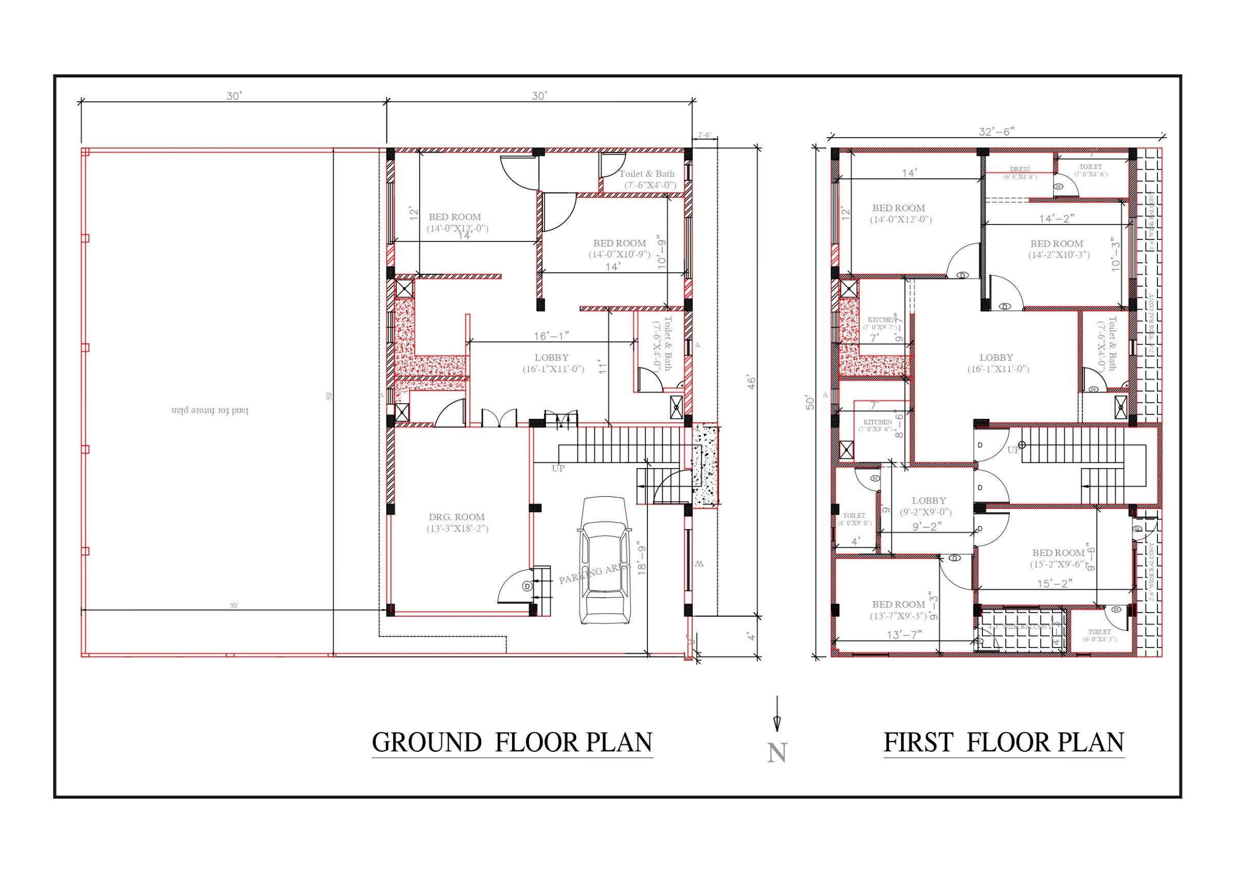 30'X46' (North Facing Plot) Angad Singh Sir - Amritsar