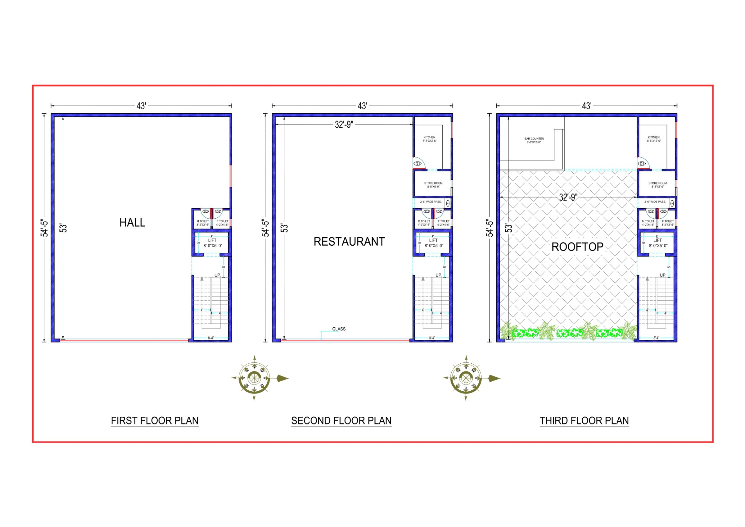 43'X54' (North Facing Plot) Kanhaiya Prasad Sir - Luckow